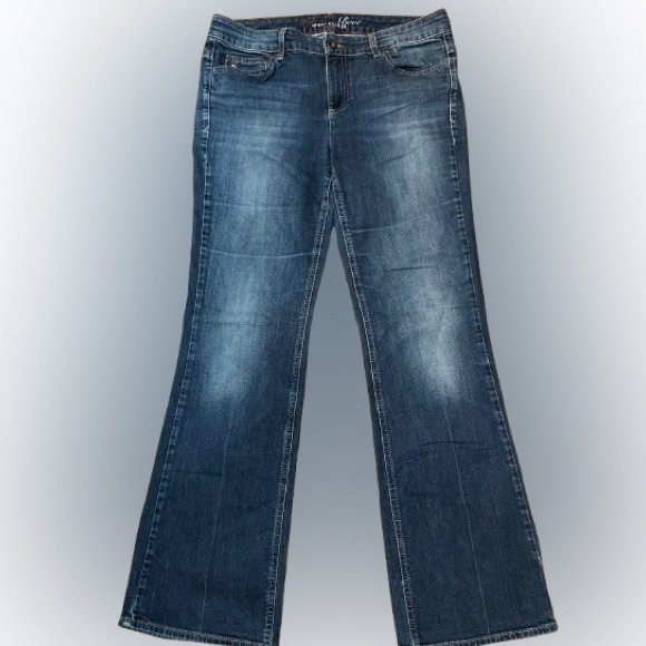 Tommy Hilfiger Freedom Boot Blue Denim Women's Jeans Size 12 - Picture 1 of 11